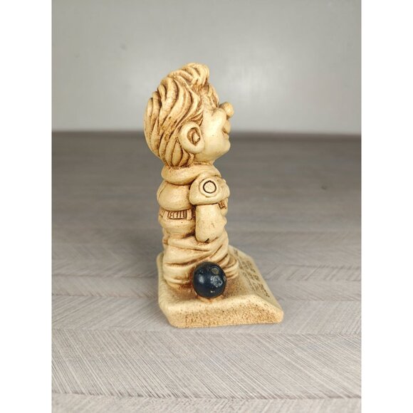 Vintage 1970 Paula Originals Old Bowlers Humor Statue W/bowling Ball Made In Usa - Picture 2 of 6